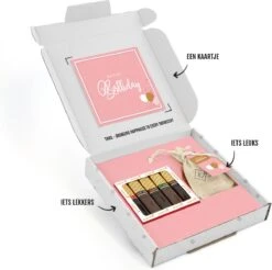 THNX - Verjaardag Cadeau Vrouw - Merci Chocolade - Bloemzaden - Verjaardag Cadeau - Happy Birthday - Gefeliciteerd