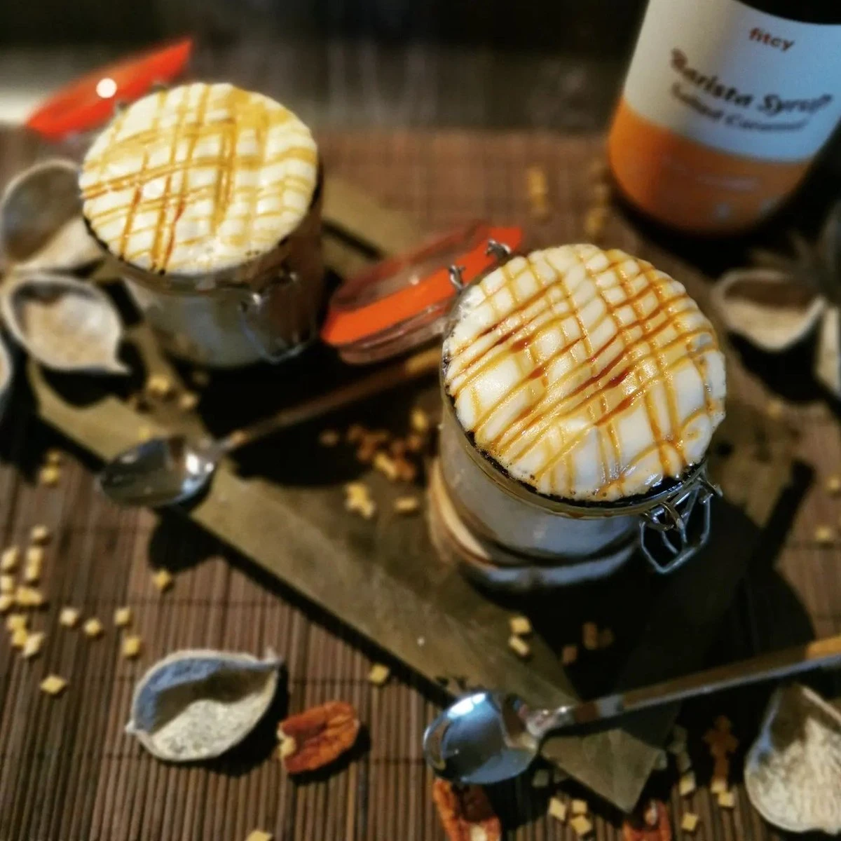 Fitcy | Koffiesiroop | Salted Caramel | Barista Syrup | Zero | Vegan | Vetvrij | Suikervrij | Keto-vriendelijk | Koffie | Siroop | MET DOSEERPOMP | 1L 5 Fitcy | Koffiesiroop | Salted Caramel | Barista Syrup | Zero | Vegan | Vetvrij | Suikervrij | Keto-vriendelijk | Koffie | Siroop | MET DOSEERPOMP | 1L - Afbeelding 3