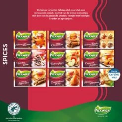 Pickwick Spices Caramelised Pear Zwarte Thee - 12 X 20 Zakjes 13 Pickwick Spices Caramelised Pear Zwarte Thee - 12 X 20 Zakjes -Voedsel Serie Winkel 1200x1200 284