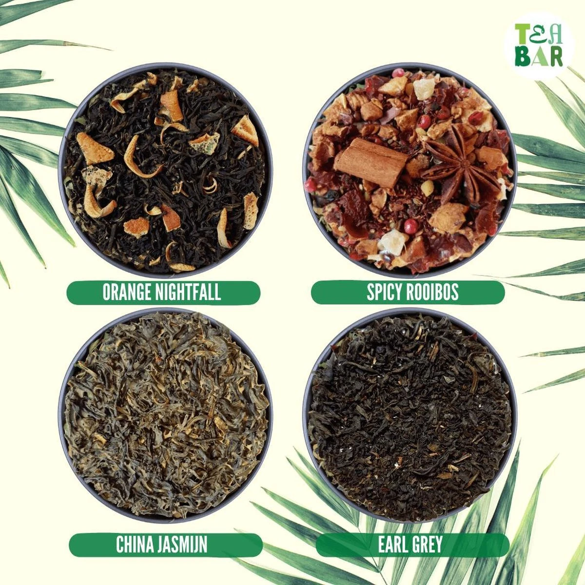 Houten Theekist Gevulde Theedoos Met 16 Blikjes Tea Bar Thee Theecadeau - Losse Thee G - 50 Koppen Per 100 Gram 7 Houten Theekist Gevulde Theedoos Met 16 Blikjes Tea Bar Thee Theecadeau - Losse Thee G - 50 Koppen Per 100 Gram - Afbeelding 5