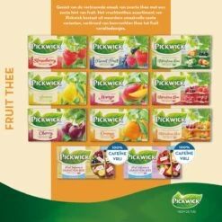 Pickwick Aardbei Fruit Thee - 12 X 20 Zakjes 11 Pickwick Aardbei Fruit Thee - 12 X 20 Zakjes -Voedsel Serie Winkel 1200x1200 463