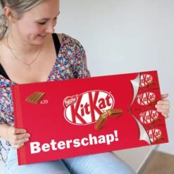 "Beterschap!" - Gigantische KitKat Reep - 900 Gram Overheerlijke Chocolade -Voedsel Serie Winkel 1200x1200 502