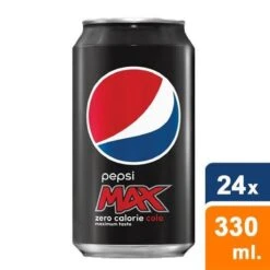 Frisdrank Pepsi Cola Max Blikje 0.33l - 24 Stuks - 24 Stuks -Voedsel Serie Winkel 1200x1200 506