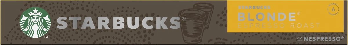 Starbucks By Nespresso Blonde Espresso Roast Capsules - 120 Koffiecups 6 Starbucks By Nespresso Blonde Espresso Roast Capsules - 120 Koffiecups - Afbeelding 4