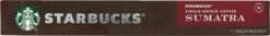Starbucks By Nespresso Sumatra Espresso Dark Roast Capsules - 120 Koffiecups -Voedsel Serie Winkel 1200x159 1