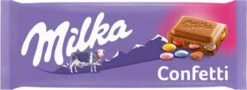 Milka Chocoladetablet - Melkchocolade - Chocolade Confetti - 22 X 100 Gram