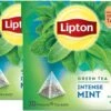Lipton Intense Mint Groene Thee, Met De Verfrissende Smaak Van Groene Thee En Echte Muntblaadjes - 4 X 20 Zakjes - PL-EKO-03 -Voedsel Serie Winkel 1200x500