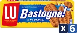 LU Bastogne Koekjes Original 260 G - Koffiekoekjes - 6 Verpakkingen -Voedsel Serie Winkel 1200x516