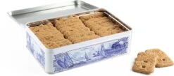 Hellema Speculaas - Met De Fijnste Speculaaskruiden - Volgens Authentiek Recept - Nederlandse Lekkernij - In Een Delftsblauwblik - Traditionele Speculaas - 415 G - Verpakte Koekjes -Voedsel Serie Winkel 1200x528