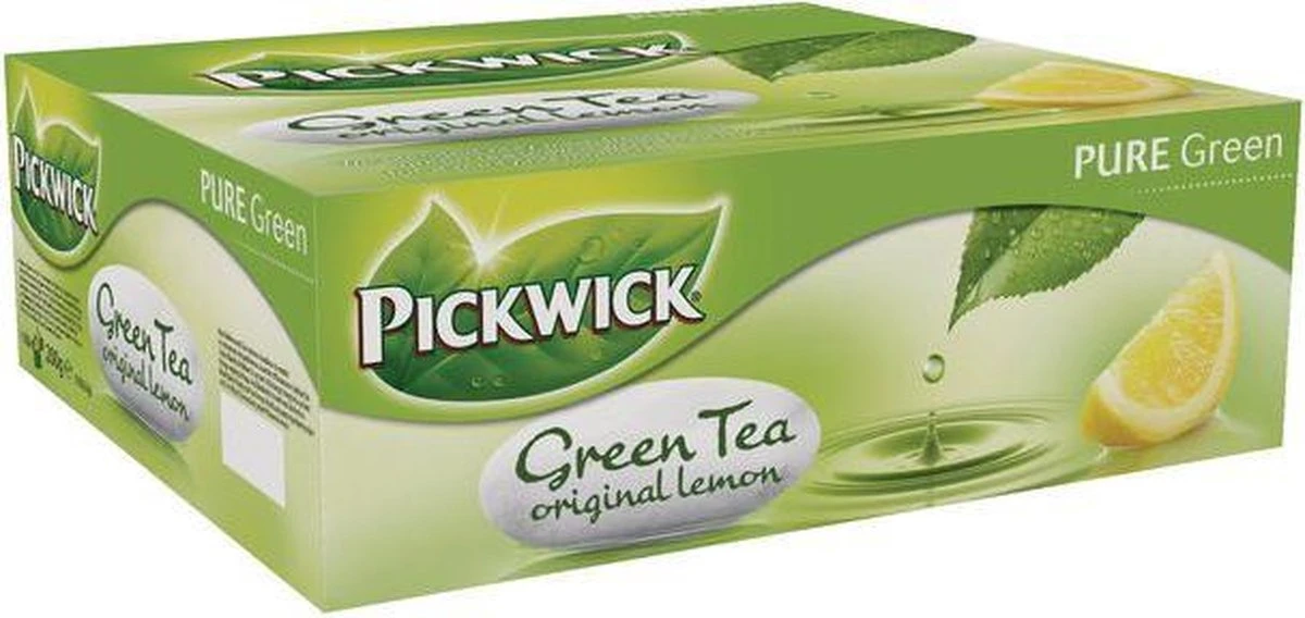 Pickwick Drank: Theezakje 2 Gr Groene Thee Lemon Pk 100 6 Pickwick Drank: Theezakje 2 Gr Groene Thee Lemon Pk 100 - Afbeelding 4
