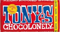 Tony's Chocolonely Melk Chocolade Reep - Melkchocolade Reep - 180 Gram -Voedsel Serie Winkel 1200x633 3