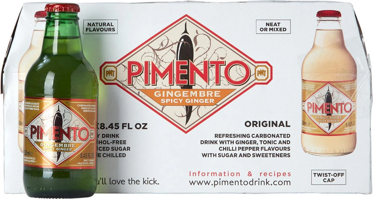 Pimento Spicy Ginger Dubbelpack 20 Stuks 3 Pimento Spicy Ginger Dubbelpack 20 Stuks