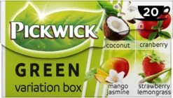 Pickwick Groene Thee Variatiebox - 12 X 20 Zakjes 11 Pickwick Groene Thee Variatiebox - 12 X 20 Zakjes -Voedsel Serie Winkel 1200x678 3