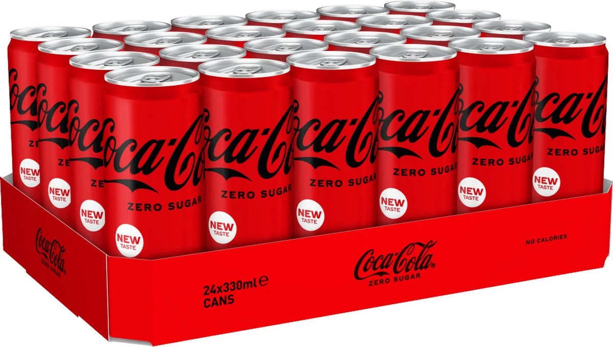 Coca-Cola Coca Cola Zero (DK) | Blik 24 X 33 Cl 4 Coca-Cola Coca Cola Zero (DK) | Blik 24 X 33 Cl - Afbeelding 2