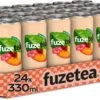 Fuze Tea Black Peach Hibiscus Blikjes Tray 24 Stuks 33cl 2 Fuze Tea Black Peach Hibiscus Blikjes Tray 24 Stuks 33cl -Voedsel Serie Winkel 1200x690 3