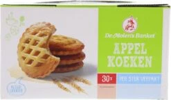 Appel Koeken XL Doos 30 Stuks 50 Gram Apart Verpakt De Molen