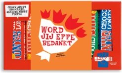 Tony's Chocolonely Chocolade Proeverijtje Bedankt! - 288 Gram - Bedankt Cadeautje - Repen Melk En Puur - Geschenk - Fairtrade Chocolade