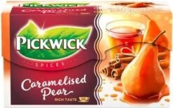 Pickwick Spices Caramelised Pear Zwarte Thee - 12 X 20 Zakjes 15 Pickwick Spices Caramelised Pear Zwarte Thee - 12 X 20 Zakjes -Voedsel Serie Winkel 1200x746