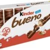 Kinder Bueno 4x10 Pakjes= 40 Stuks Van 2 Pack-Chocolade Reepjes-uitdeel Chocolade Reepjes- Chocolade -Voedsel Serie Winkel 1200x764 2