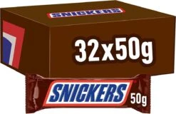 Snickers Chocolade Reep - 32 X 50 Gram -Voedsel Serie Winkel 1200x775 1