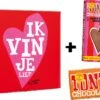 Tony's Chocolonely Geschenkdoos Ik Vind Je Lief! - Melk Chocolade + Karamel Zeezout - Moederdag Cadeautje - 2 X 180 Gram