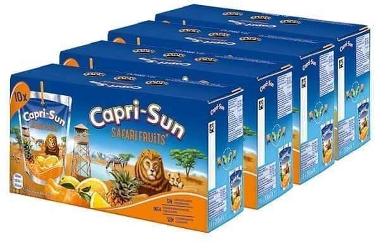 Capri Sun - Safari - 40 Stuks - 20 Cl 4 Capri Sun - Safari - 40 Stuks - 20 Cl - Afbeelding 2