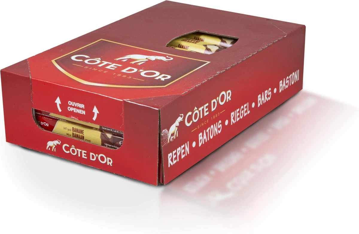 Côte D'Or Chocolade Reep Banaan - 32 Stuks 4 Côte D'Or Chocolade Reep Banaan - 32 Stuks - Afbeelding 2