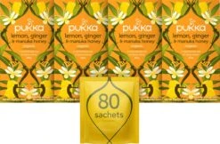 Pukka Three Ginger Thee, Met Kurkuma, Gember En Galangawortel - 4 X 20 Zakjes - GB-BIO-05