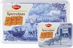 Hellema Speculaas - Met De Fijnste Speculaaskruiden - Volgens Authentiek Recept - Nederlandse Lekkernij - In Een Delftsblauwblik - Traditionele Speculaas - 415 G - Verpakte Koekjes -Voedsel Serie Winkel 1200x796