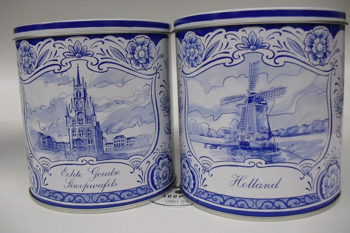 Merkloos Stroopwafels - Koek - 2 Blikjes Met Elk 10 Stroopwafels 3 Merkloos Stroopwafels - Koek - 2 Blikjes Met Elk 10 Stroopwafels