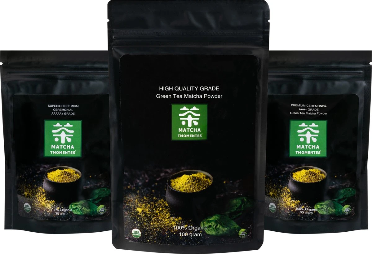 TMomentes® PREMIUM CEREMONIAL MATCHA Thee - Matcha Poeder - Ceremoniële Matcha Thee - 100% Organisch Gecertificeerd - 60 Gram - AAA+ Gradering 10 TMomentes® PREMIUM CEREMONIAL MATCHA Thee - Matcha Poeder - Ceremoniële Matcha Thee - 100% Organisch Gecertificeerd - 60 Gram - AAA+ Gradering - Afbeelding 8