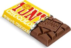 Tony's Chocolonely Chocolade Reep Melk Noga - 15 X 180 Gram -Voedsel Serie Winkel 1200x819 3