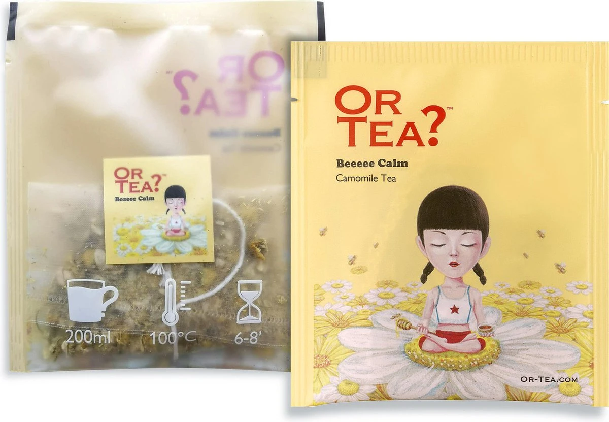 Or Tea? Beeeee Calm - 10 Builtjes 10-sachets Box 10 Zakjes Camomile Kamille Thee 4 Or Tea? Beeeee Calm - 10 Builtjes 10-sachets Box 10 Zakjes Camomile Kamille Thee - Afbeelding 2
