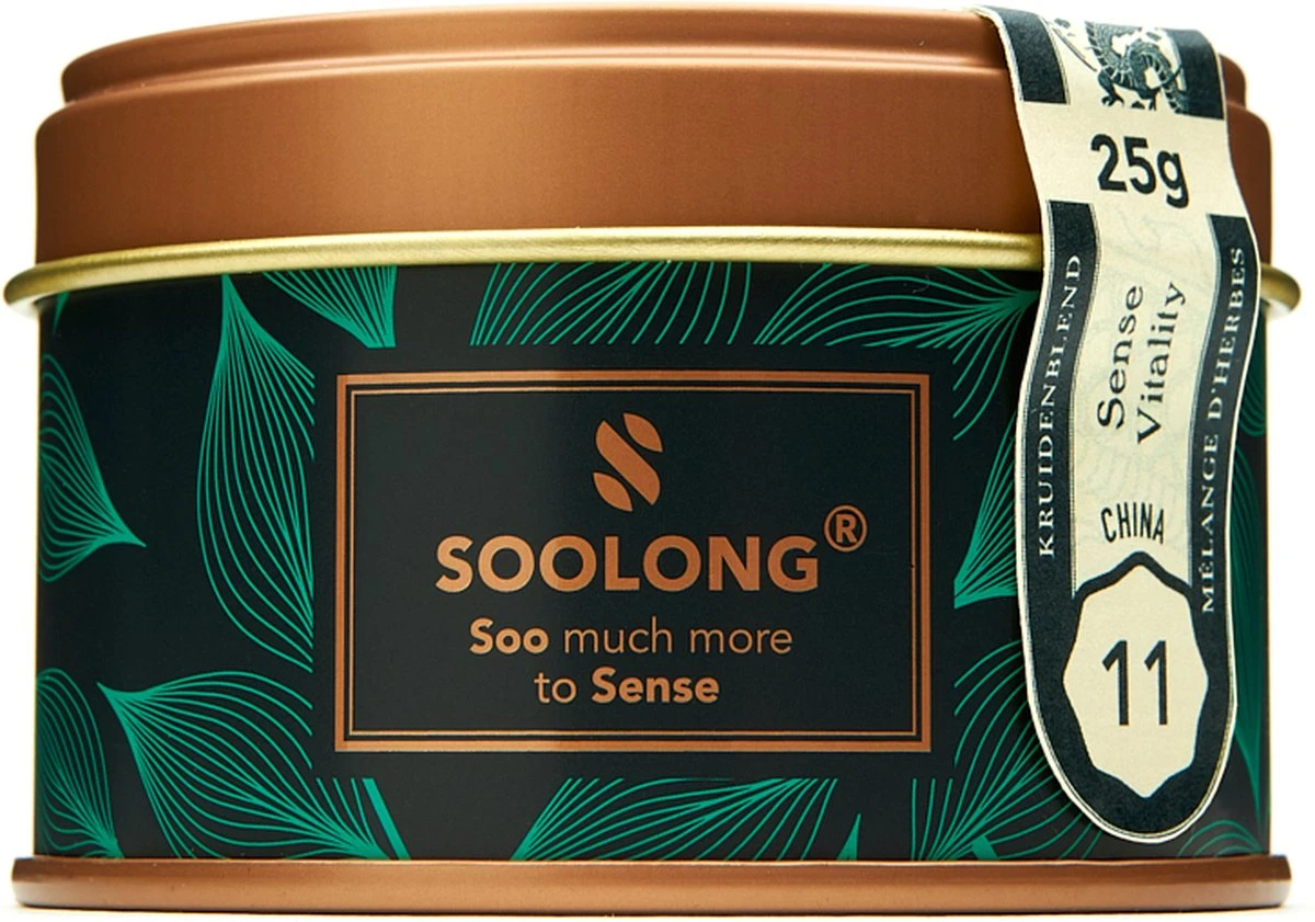 Soolong Sense China Nr11 Gember Thee - Verkwikkend & Krachtig - Gember & Citroengras - Duurzame Losse Thee - Premium Kruidenthee Uit China - Blik 25gram 3 Soolong Sense China Nr11 Gember Thee - Verkwikkend & Krachtig - Gember & Citroengras - Duurzame Losse Thee - Premium Kruidenthee Uit China - Blik 25gram