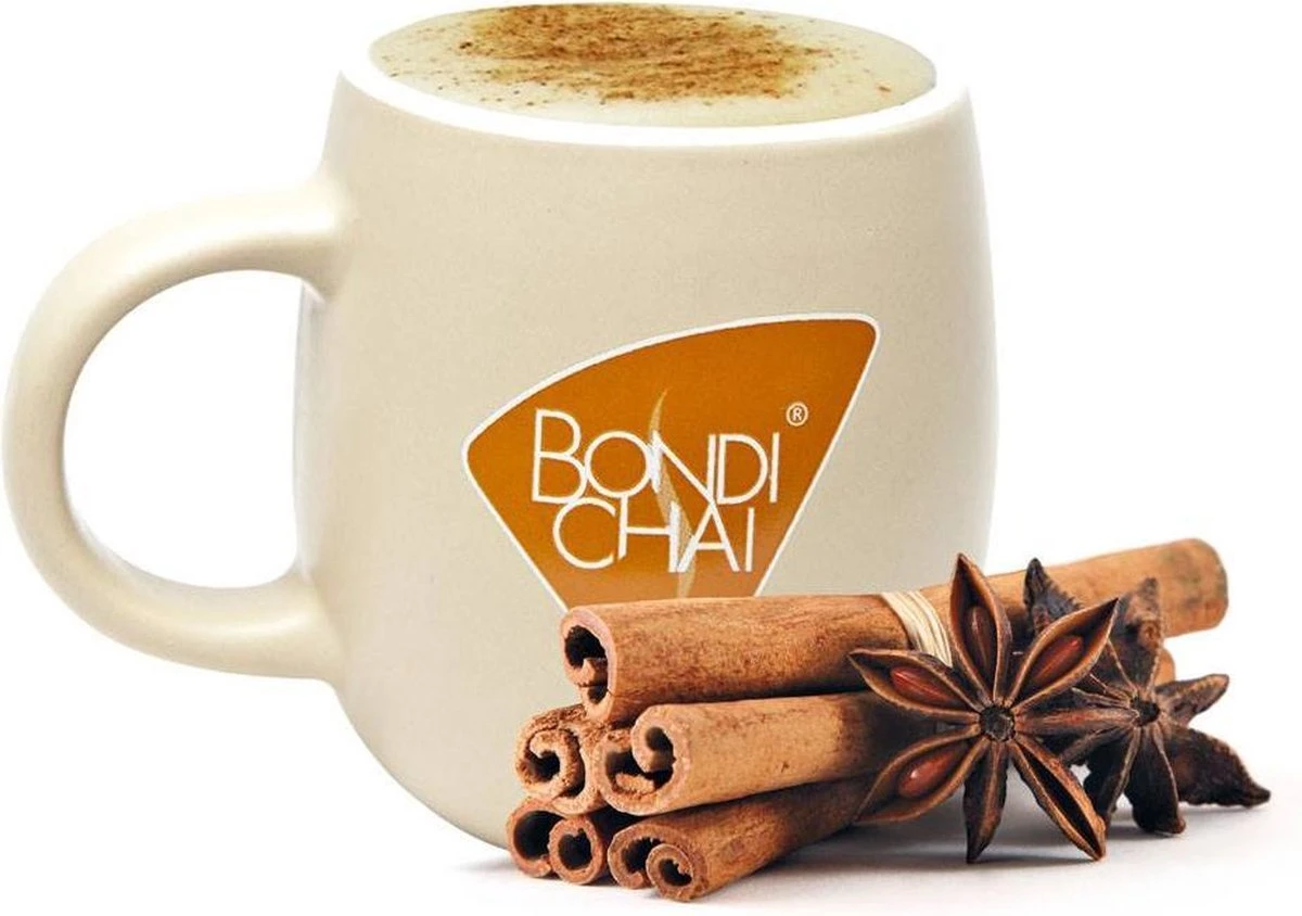 Bondi Chai Latte Club Cinnamon - 100 Servings - Glutenvrij - Vetvrij - Barista Koffiebar-kwaliteit 5 Bondi Chai Latte Club Cinnamon - 100 Servings - Glutenvrij - Vetvrij - Barista Koffiebar-kwaliteit - Afbeelding 3
