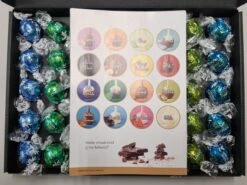 Chocolade Ballen Proeverij Pakket Groot | 40 Stuks Lindt Chocolade Met Mystery Card 'Enjoy The Sweet Moment' Met Persoonlijke (video)boodschap | Chocoladepakket | Feestdagen Box | Chocolade Cadeau | Valentijnsdag | Verjaardag | Moederdag | Vaderdag -Voedsel Serie Winkel 1200x899 22