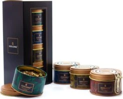 Soolong South Africa Nr40 Rooibos Cadeau Of Proefpakket Met Vier Luxe Theeen - Losse Rooibos & Honeybush - Ideaal Als Relatiegeschenk, Proeverij Of Met Valentijnsdag - Assortiment 4stuks -Voedsel Serie Winkel 1200x967 1