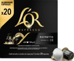 L'OR Espresso Ristretto Koffiecups - Intensiteit 11/12 - 10 X 20 Capsules 19 L'OR Espresso Ristretto Koffiecups - Intensiteit 11/12 - 10 X 20 Capsules -Voedsel Serie Winkel 1200x975