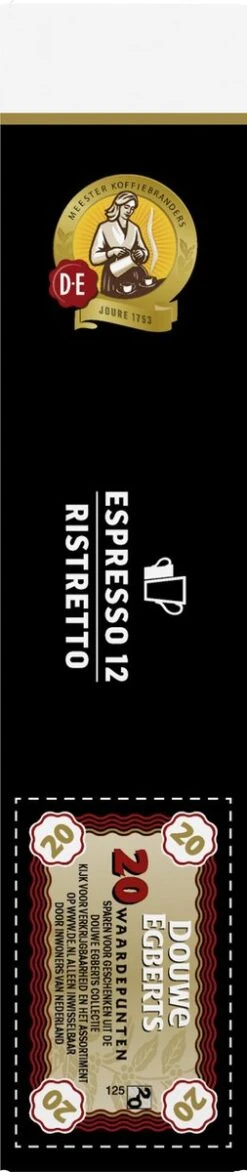 Douwe Egberts Espresso Ristretto (12) - 10 X 20 Koffiecups 15 Douwe Egberts Espresso Ristretto (12) - 10 X 20 Koffiecups -Voedsel Serie Winkel 253x1200 2