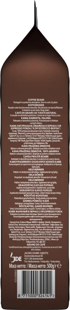 L'OR Espresso Forza Koffiebonen (9) - 4 X 500 Gram 13 L'OR Espresso Forza Koffiebonen (9) - 4 X 500 Gram -Voedsel Serie Winkel 273x1200 1