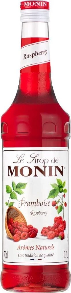 Monin Koffiesiroop Framboos - 70 Cl