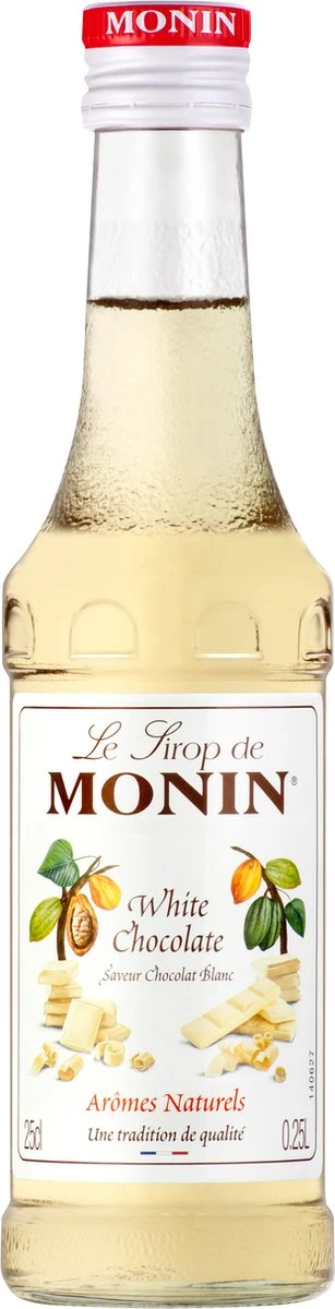 Monin Siroop White Chocolate - 25cl - 250ml Koffiesiroop 3 Monin Siroop White Chocolate - 25cl - 250ml Koffiesiroop
