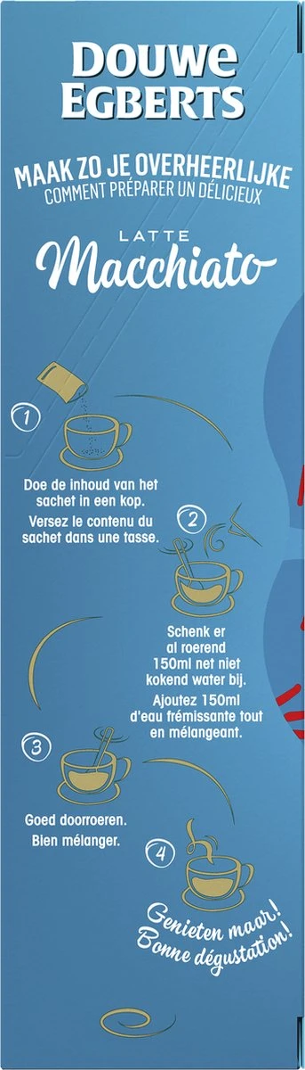 Douwe Egberts Verwenkoffie Latte Macchiato Oploskoffie - 5 X 8 Zakjes 10 Douwe Egberts Verwenkoffie Latte Macchiato Oploskoffie - 5 X 8 Zakjes - Afbeelding 8