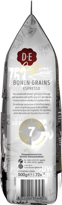 Douwe Egberts D.E Café Espresso Koffiebonen - Intensiteit 7/9 - 4 X 500 Gram 18 Douwe Egberts D.E Café Espresso Koffiebonen - Intensiteit 7/9 - 4 X 500 Gram -Voedsel Serie Winkel 364x1200 17