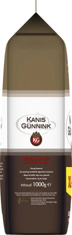 Kanis & Gunnink Medium Roast Koffiebonen - 4 X 1000 Gram - Voordeelverpakking 11 Kanis & Gunnink Medium Roast Koffiebonen - 4 X 1000 Gram - Voordeelverpakking -Voedsel Serie Winkel 369x1200
