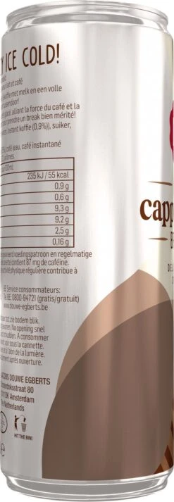 Douwe Egberts Ice Cappuccino IJskoffie - 12 X 250 Ml -Voedsel Serie Winkel 416x1200 2