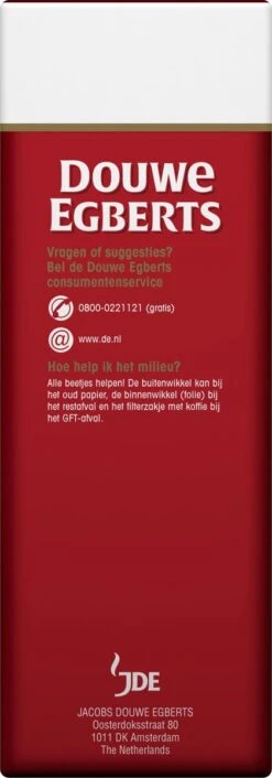 Douwe Egberts Aroma Rood Donker Filterkoffie - 6 X 500 Gram -Voedsel Serie Winkel 420x1200 6