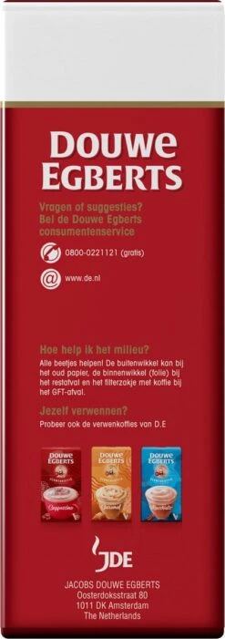 Douwe Egberts Aroma Rood Filterkoffie - Dubbelpak 6 X 1000 Gram 14 Douwe Egberts Aroma Rood Filterkoffie - Dubbelpak 6 X 1000 Gram -Voedsel Serie Winkel 423x1200 1
