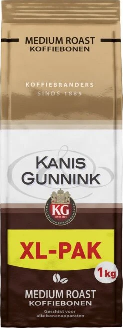 Kanis & Gunnink Medium Roast Koffiebonen - 4 X 1000 Gram - Voordeelverpakking 15 Kanis & Gunnink Medium Roast Koffiebonen - 4 X 1000 Gram - Voordeelverpakking -Voedsel Serie Winkel 451x1200