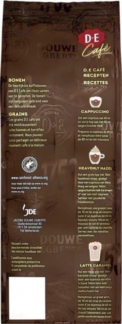 Douwe Egberts D.E Café Creatie Koffiebonen - 7/9 Intensiteit - 4 X 500 Gram -Voedsel Serie Winkel 453x1200 1